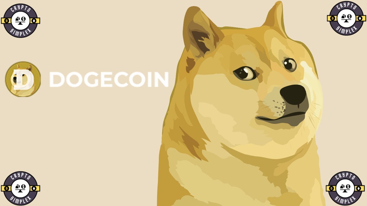 Crypto_Simplex's tweet card. Dogecoin ita