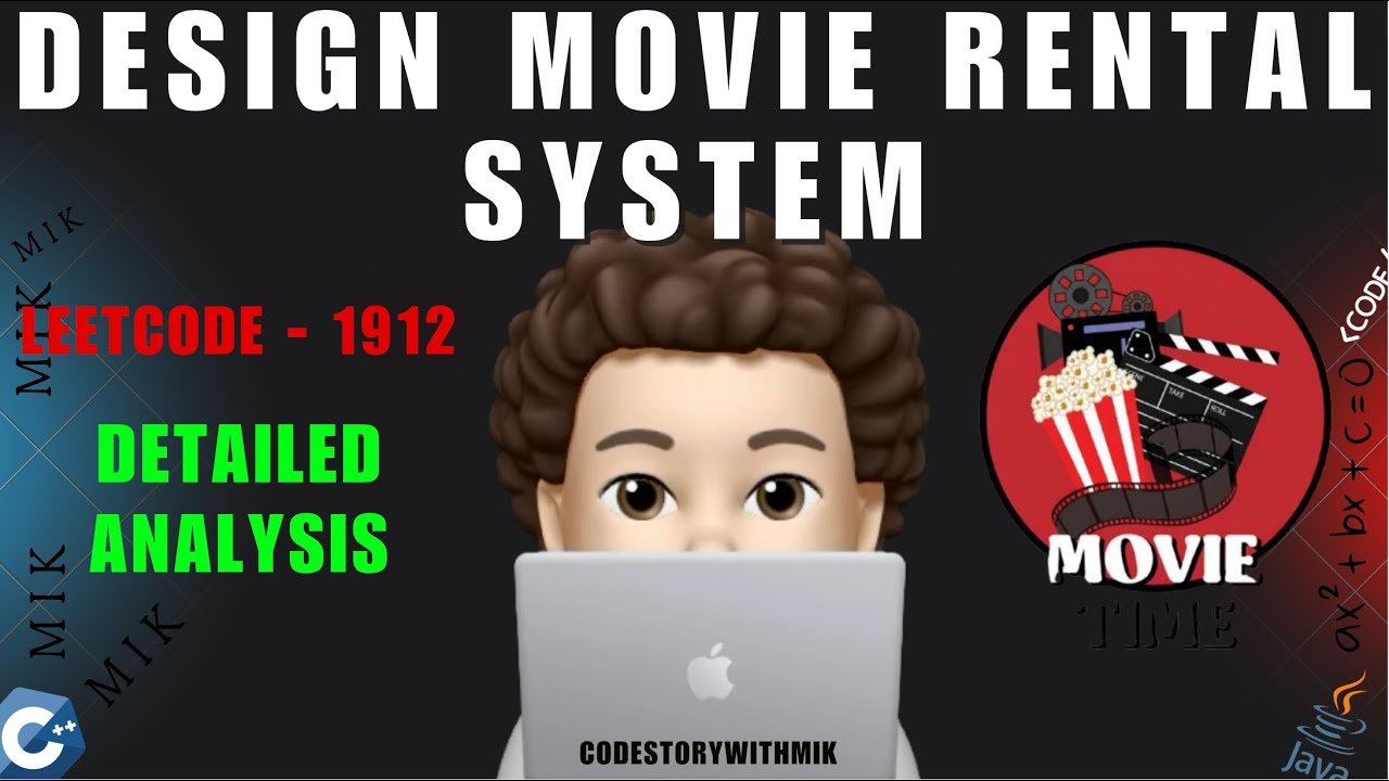CSwithMIK's tweet card. Design Movie Rental System | Detailed Analysis | Leetcode 1912 |...