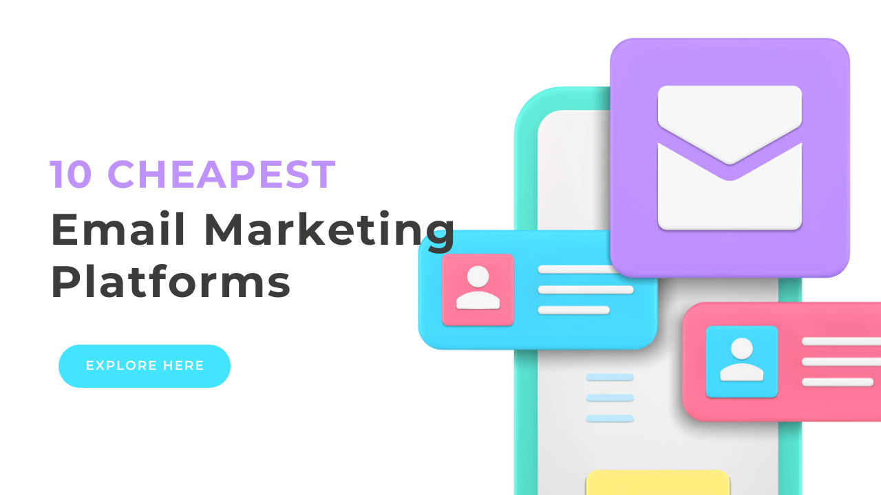 DigitalTech360's tweet card. Discover the cheapest email marketing platforms. Our list ensures affordability, top-notch features, solutions, and superior deliverability.