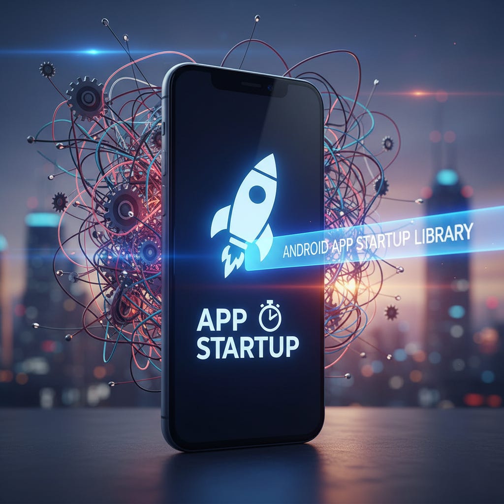 proandroiddev's tweet card. Why Android Jetpack’s App Startup Library exists, the issues it fixes, and how third-party libraries use it to speed up app launch.