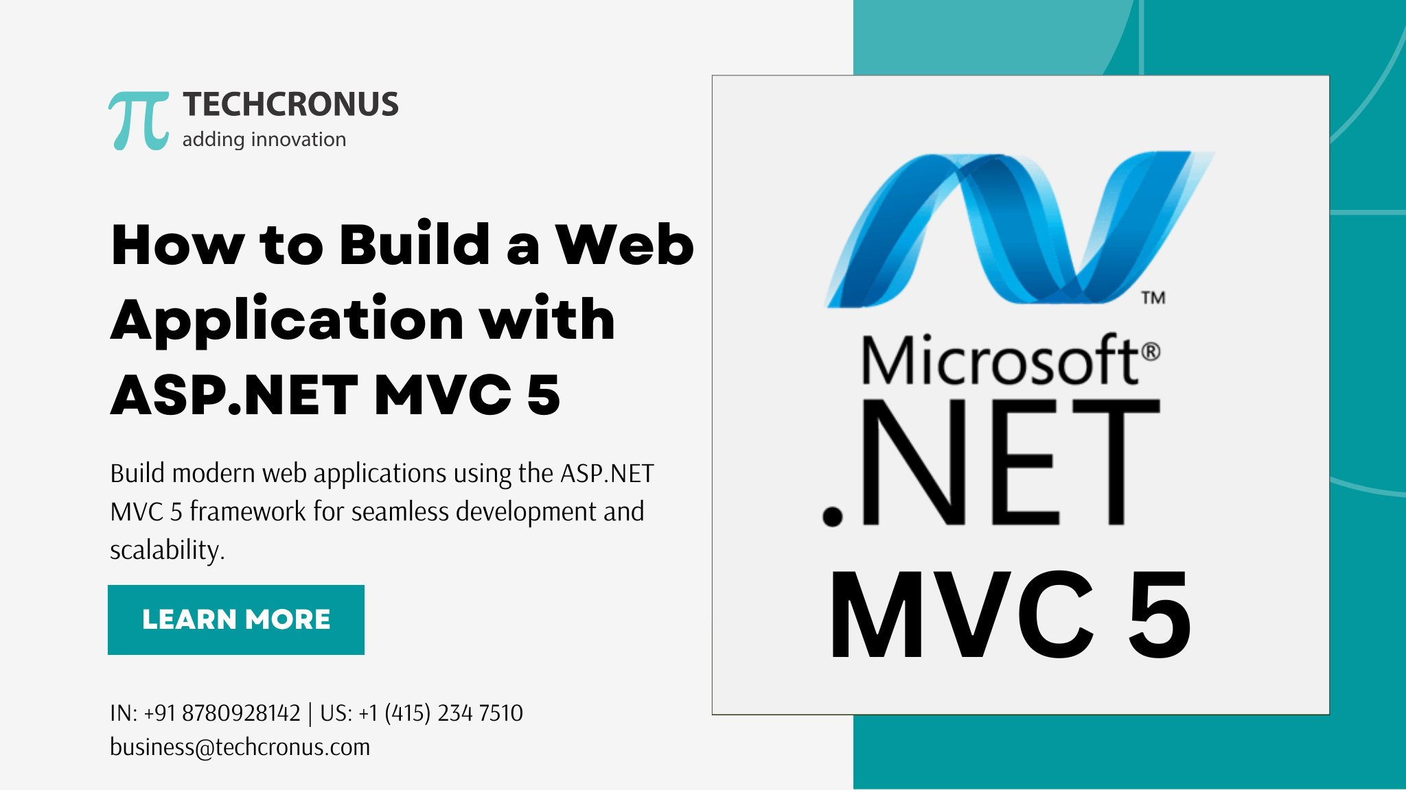 TechcronusS's tweet card. Build web application with ASP.NET MVC 5 and master the fundamentals of MVC architecture. Read further to learn more.