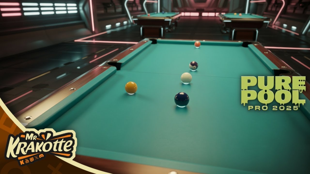 Misterkrakotte's tweet card. PURE POOL PRO 2025 (C'est TROP BIEN !!) | Gameplay FR Découverte