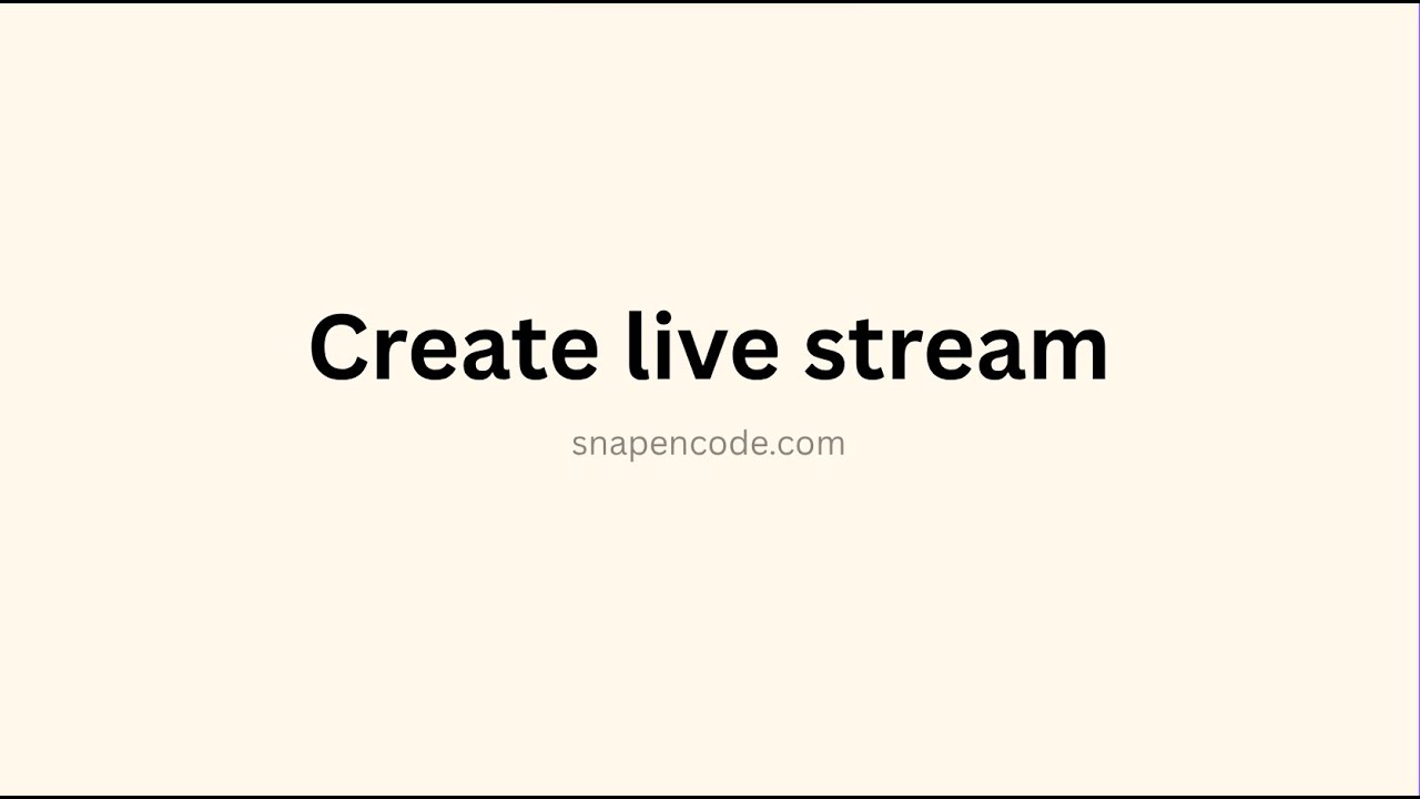 snapencode's tweet card. How to Live Stream to YouTube, Twitch & Facebook at Once | Snapencode...