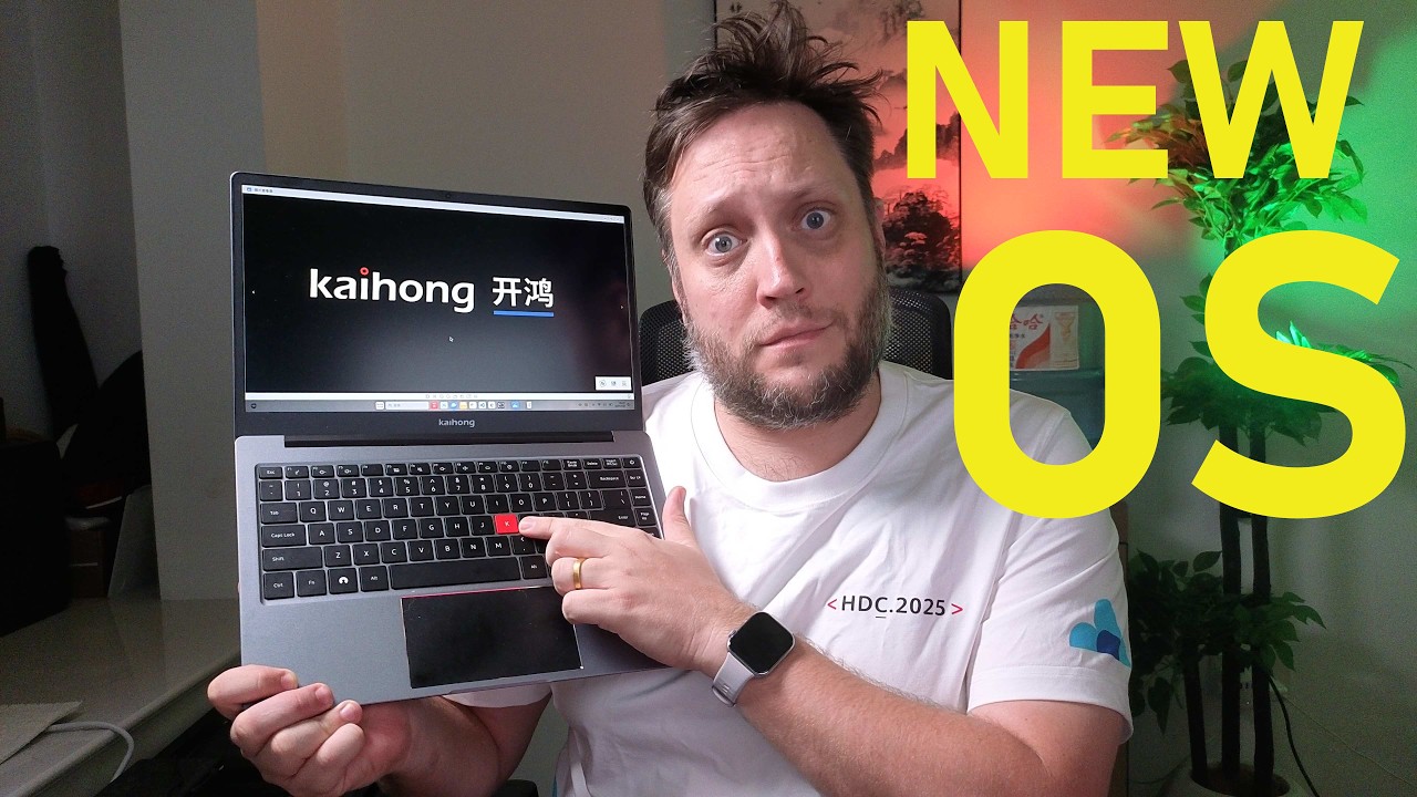 funksteroconnel's tweet card. OpenHarmony Laptop Revealed! First Impressions of Kaihong Botbook