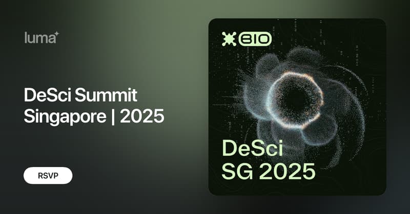 BioProtocol's tweet card. DeSci Singapore by BIO.XYZ and VitaDAO 📅 Date & Time: 30 September 2025, 10:00 AM – 4:00 PM 📍 Location: The Secret Haven, 31 Mount Sophia, Singapore…