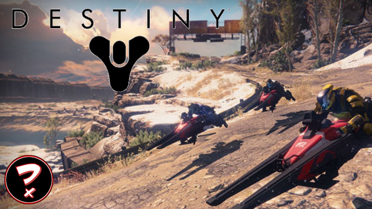 SkipTheTutorial's tweet card. Sparrow Racing | Destiny Beta