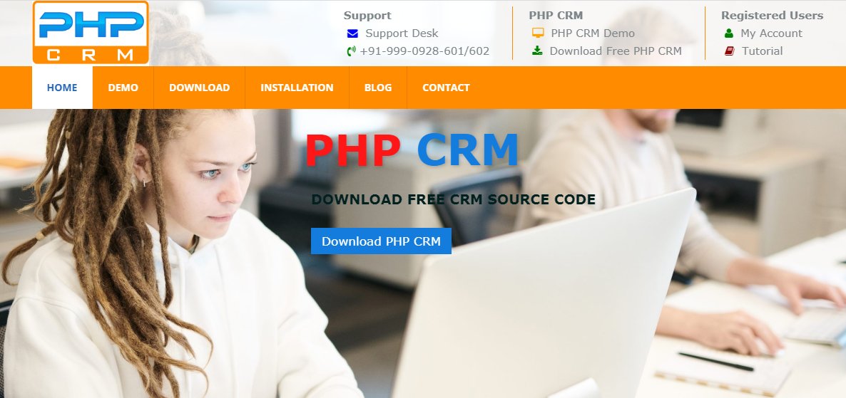 phpUncle's tweet card. PHP CRM is a best CRM system for small and medium-sized businesses, which allows users to complete functionality of customer relationship management.