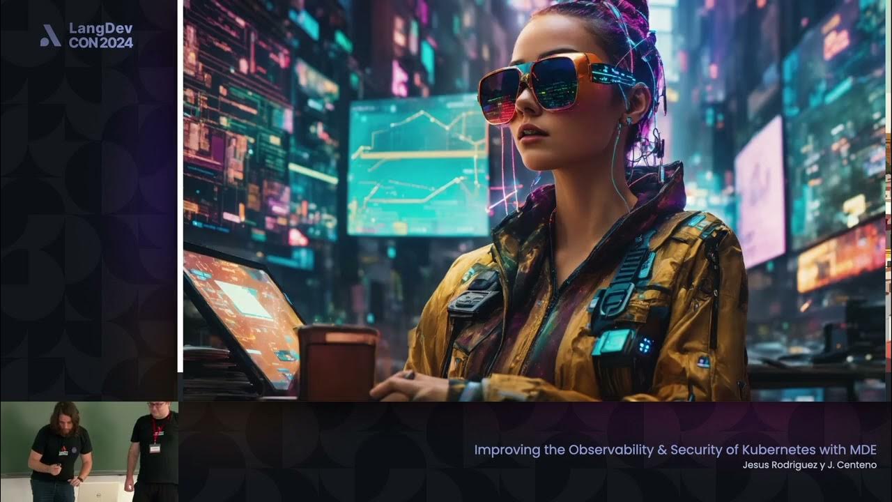 langdev2024's tweet card. Improving the Observability & Security of Kubernetes with MDE - Jesús...