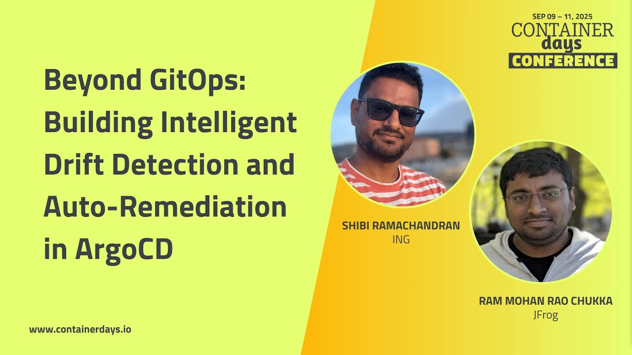NaveenS16's tweet card. Beyond GitOps: Building Intelligent Drift Detection and Auto-Remedi...