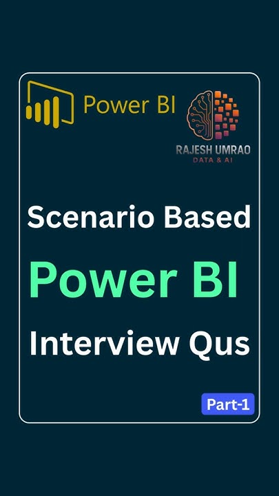 rajesh_data_ai's tweet card. 5 Must-Know Power BI Scenarios for Interviews (Part 1) | Power BI |...