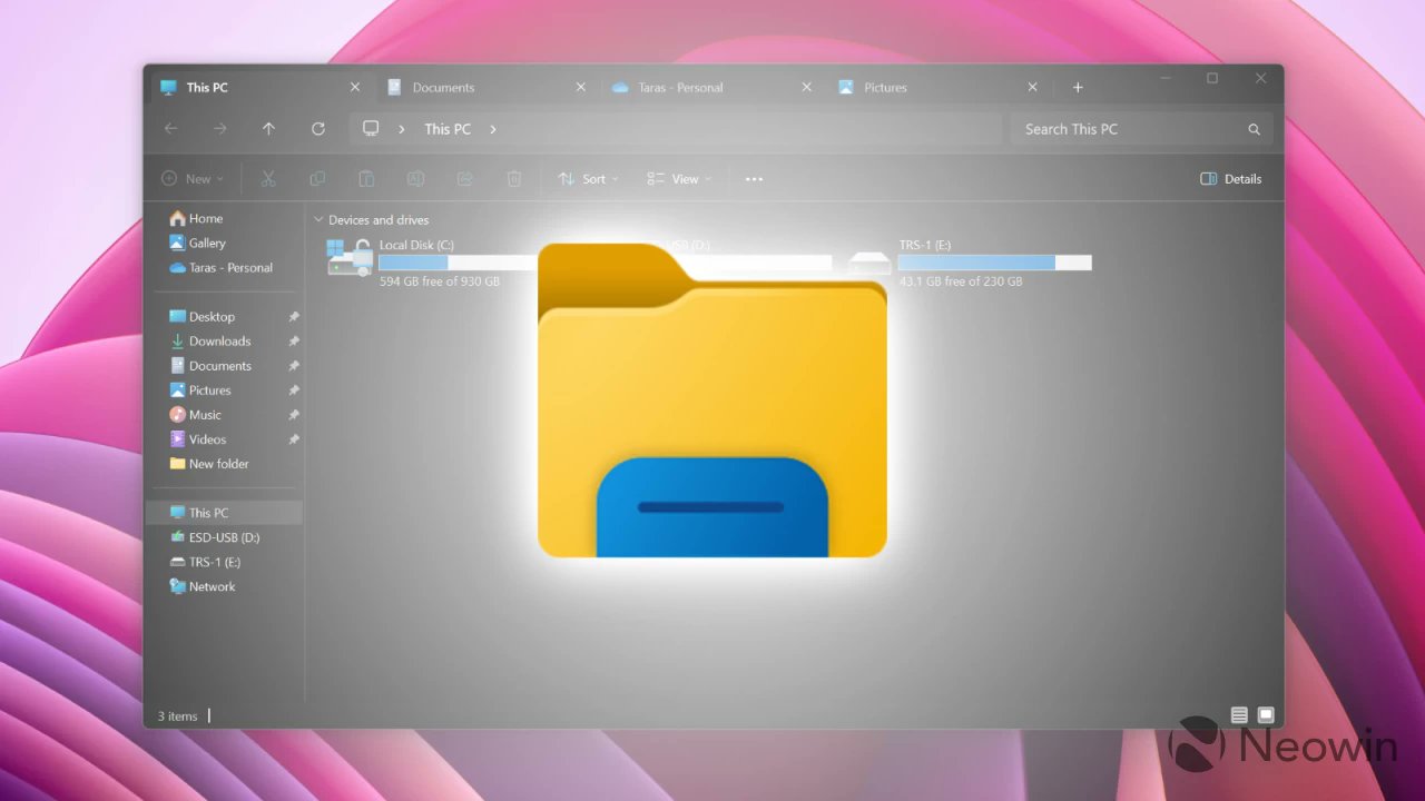 NeowinFeed's tweet card. Tired of Windows 11 throwing a stun grenade at you every time you open File Explorer? Here is a simple fix.