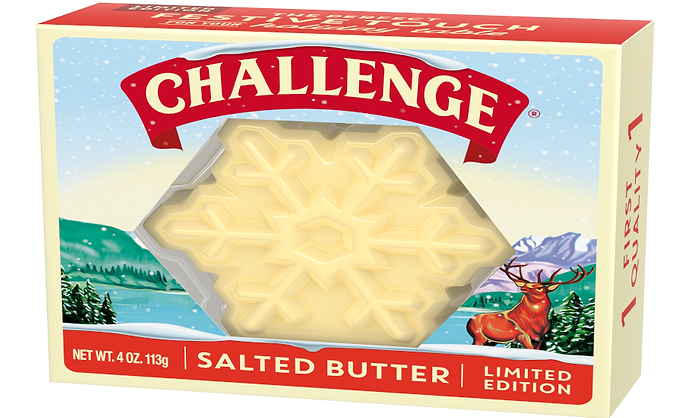DairyFoods's tweet card. Challenge Snowflake Butter will be available at key retail partners including Albertsons, HEB, Meijer and Amazon soon with expanded distribution in November.