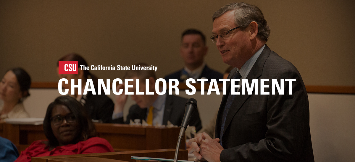 calstate's tweet card. "There will be limited in-person experiential learning and research occurring on campuses for the fall 2020 term. On some campuses and in some academic disciplines course offerings are likely to be...