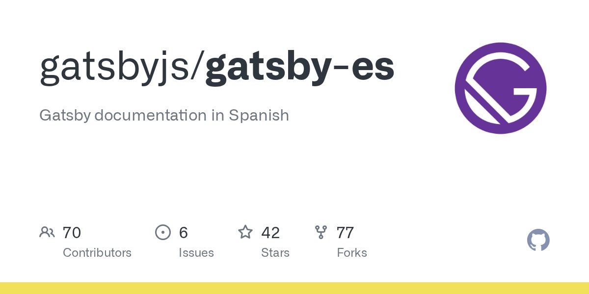 NodersJS's tweet card. Gatsby documentation in Spanish. Contribute to gatsbyjs/gatsby-es development by creating an account on GitHub.