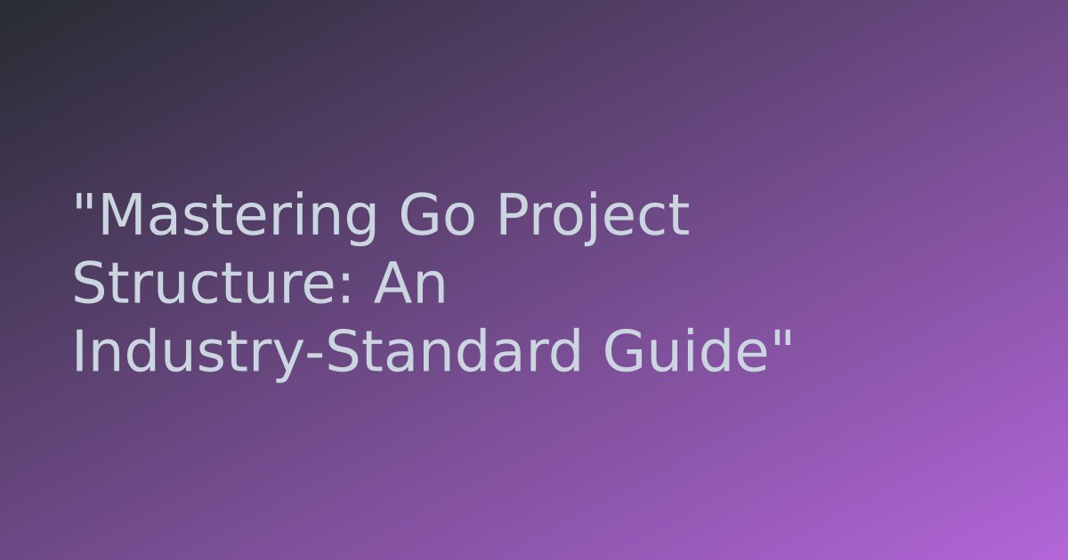 Ctrixdev's tweet card. Move beyond a single main.go and learn how to structure your Go applications for scalability, maintainability, and clarity, following industry-standard patterns.