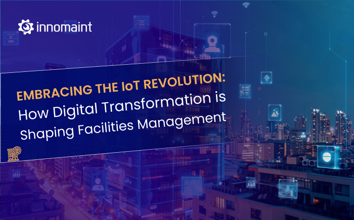 innomaint's tweet card. Discover how IoT and digital tools are revolutionizing facilities management. Learn the key benefits, challenges, and strategies for adopting predictive maintenance, IoT-powered occupancy management,...
