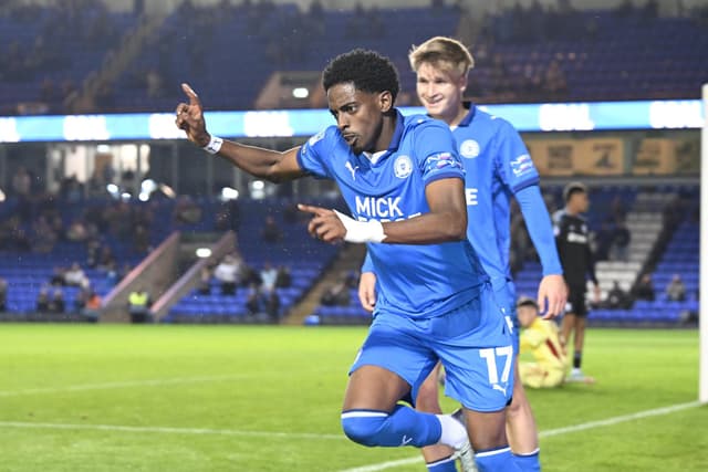 PTAlanSwann's tweet card. Kyrell Lisbie made Peterborough United history in the recent 4-2 Vertu Trophy win over Aston Villa Under 21s at the Weston Homes Stadium.
