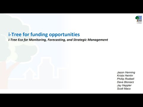 iTreeTools's tweet card. i-Tree for Funding Opportunities: Monitoring, Forecasting, and...
