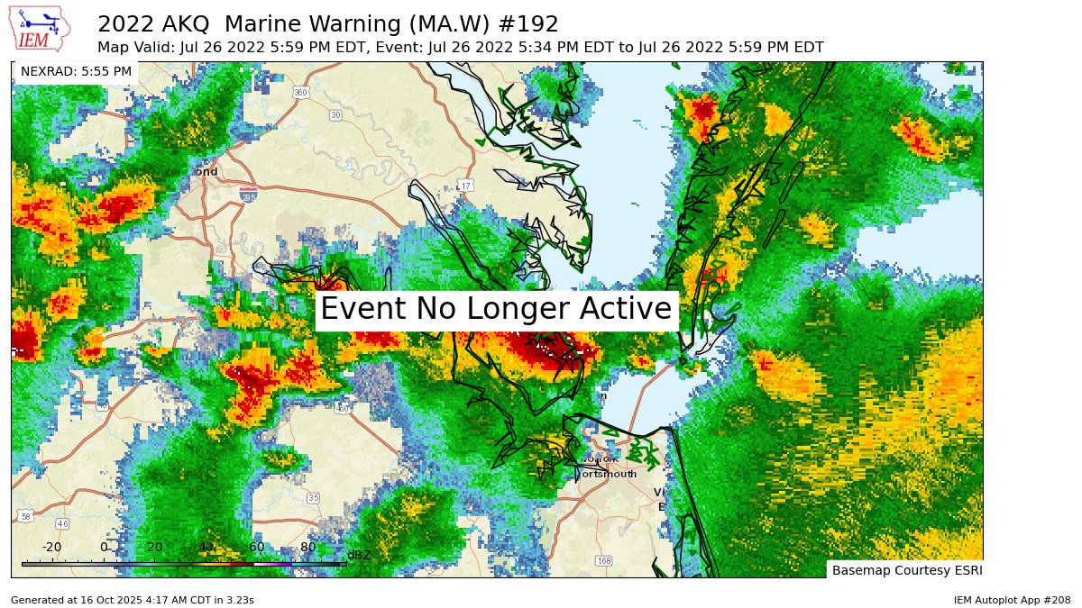 logicapps_test's tweet card. York River, James River from Jamestown to the James River Bridge, Chesapeake Bay from New Point Comfort to Little Creek VA
