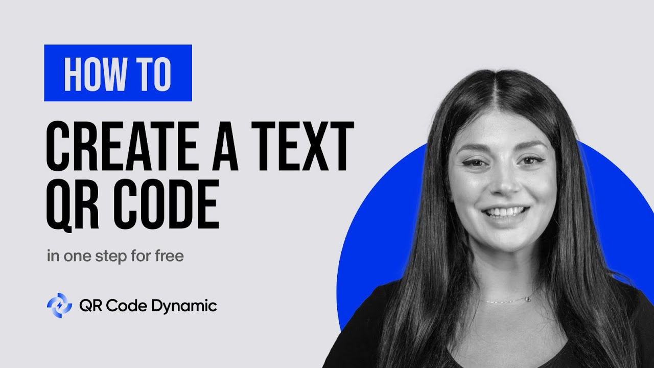 QRCodeDynamic's tweet card. How to Create a Text QR Code in ONE STEP for Free