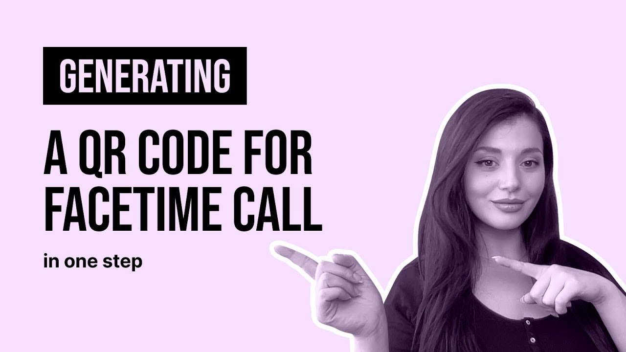 QRCodeDynamic's tweet card. Generating a QR Code For FaceTime Call in ONE STEP