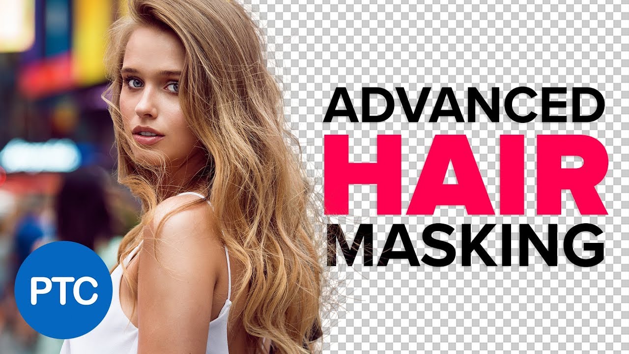 PhotoshopHaven's tweet card. ADVANCED Hair Masking In Photoshop - MASK HAIR From BUSY Backgrounds...