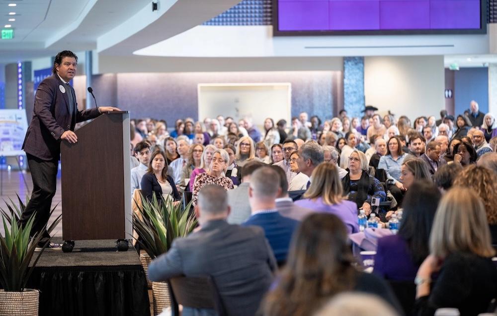 TCU_Giving's tweet card. TCU officially unveiled its new strategic plan at an event with more than 500 faculty and staff, marking a significant milestone in TCU’s commitment to shaping its future over the next decade.