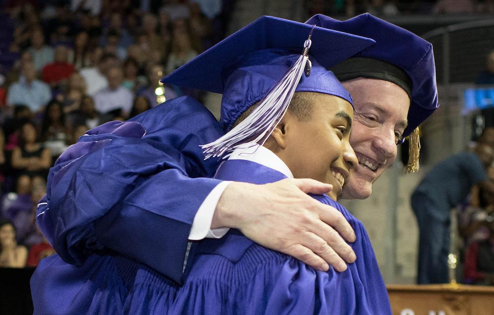 TCU_Giving's tweet card. From the youngest Ph.D. in university history to a women’s sports renaissance and a leadership transition, TCU News takes a look back at the top stories of the year.