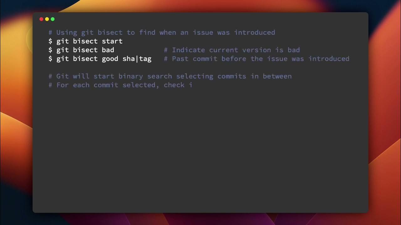 VideoSnippetApp's tweet card. Using Git bisect command