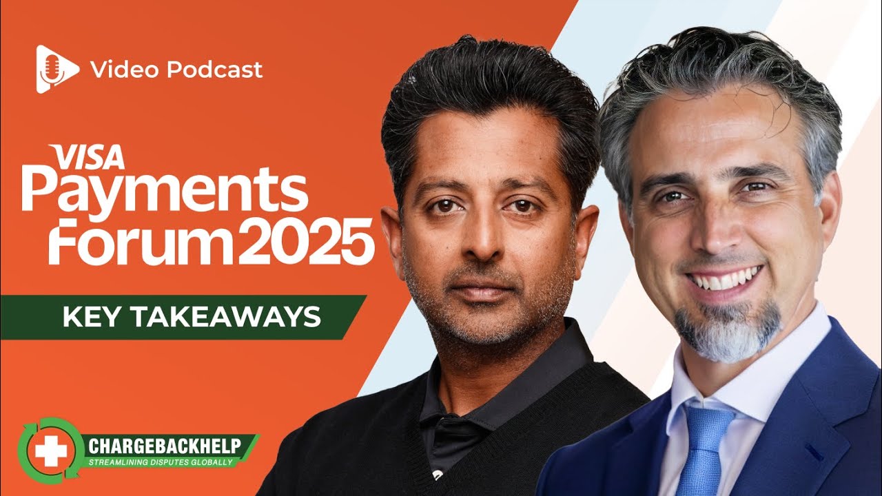 Chargeback_Help's tweet card. Visa Payments Forum 2025 Key Takeaways - the Impact of AI & Agentics...