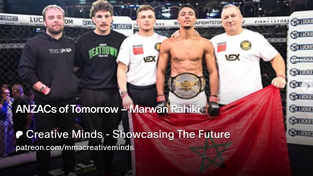 mmawizzard's tweet card. Get more from Creative Minds - Showcasing The Future on Patreon