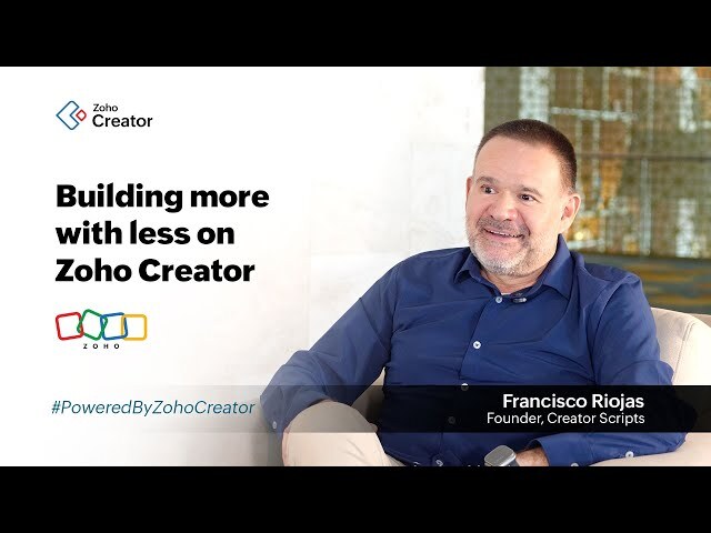 CreatorScripts's tweet card. Less Is More: Building a Healthier, Streamlined Business with Zoho Creator