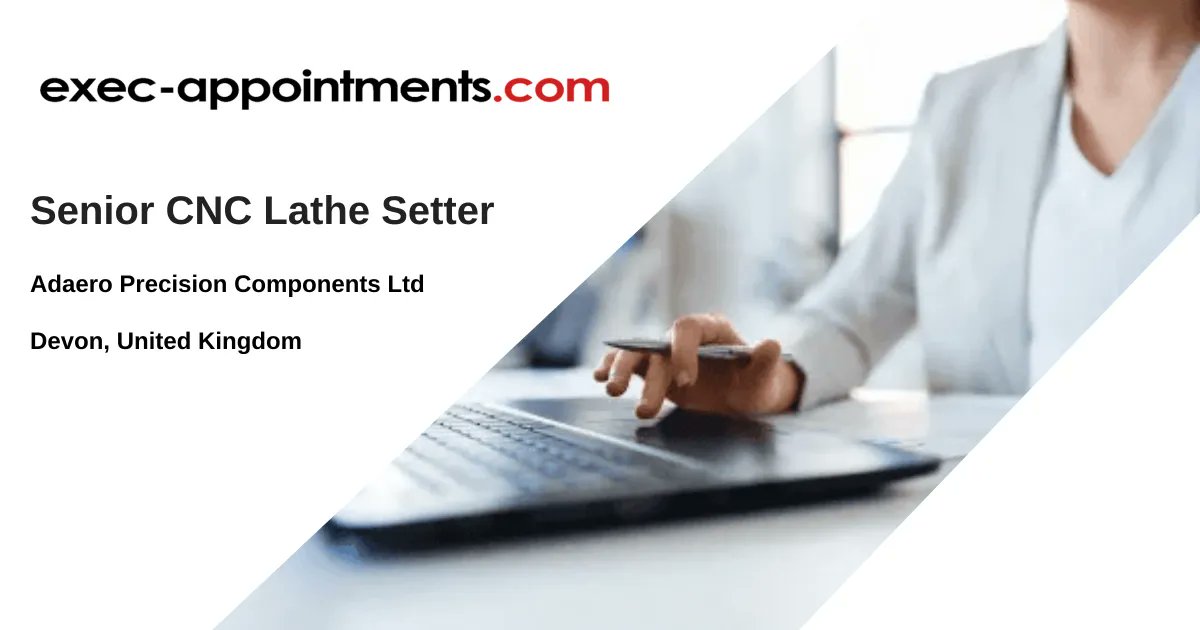 execappts's tweet card. Purpose of the Role: To programme, set and operate CNC turning machines to produce high-quality precision components in line with engineering speci...