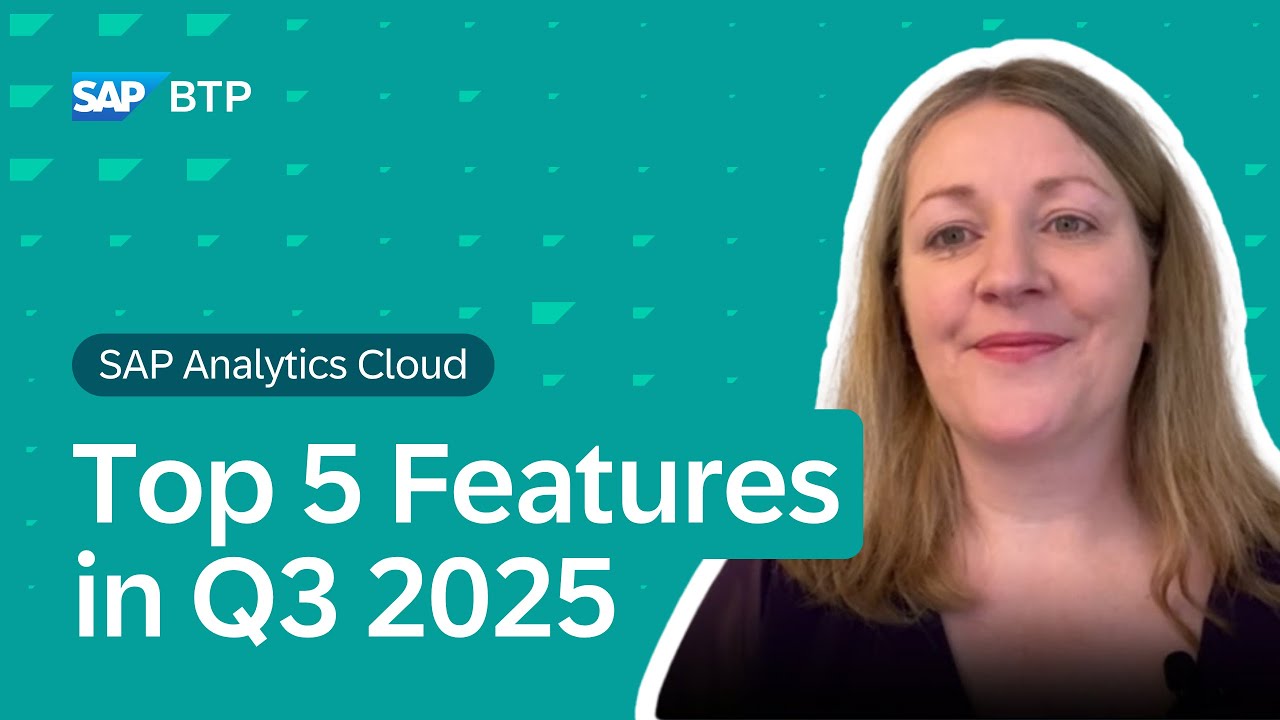 JefBaeyens's tweet card. SAP Analytics Cloud: Top 5 New Features in Q3 2025