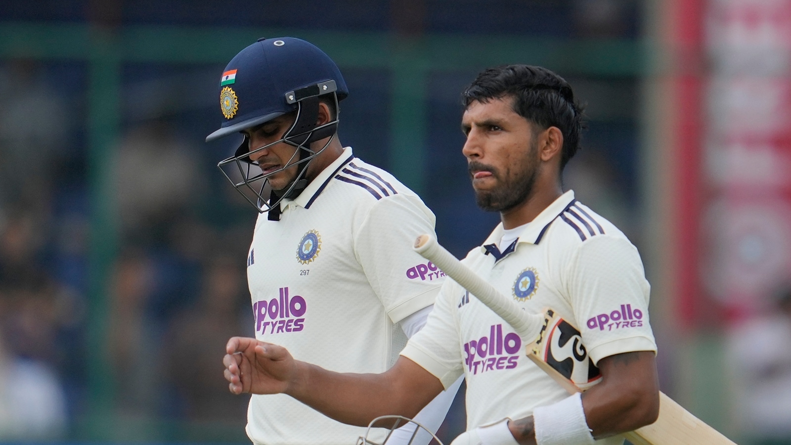 IExpressSports's tweet card. Dhruv Jurel fell trying to go for a big hit on Day 2 and missed out on a half-century; Ryan Ten Doeschate has said that he was informed of India's decision to wrap up their innings soon.