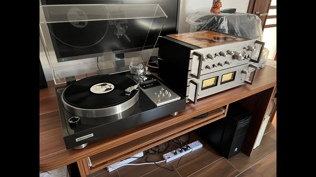 CSDevAr's tweet card. PIONEER XLC-1850 (PLC-590) Direct Drive Stereo Turntable (1977)