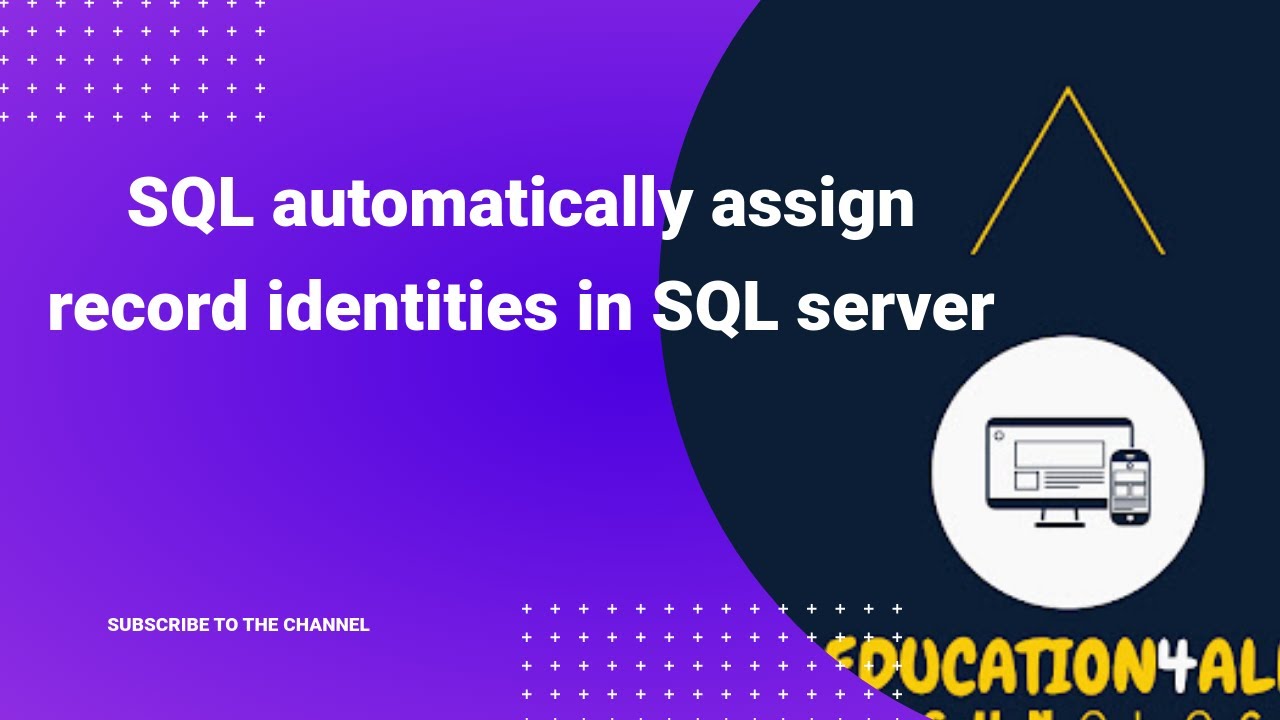 LearnDatabases's tweet card. 13 - SQL Automatically assign record identities in SQL server