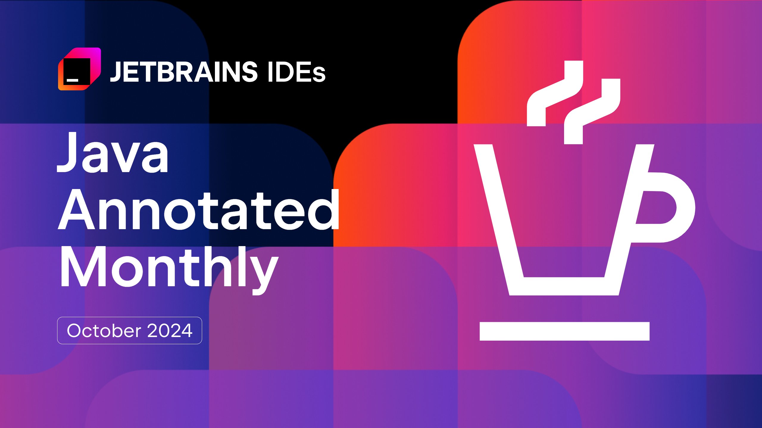 intellijidea's tweet card. Hey, Java fans! Get ready for a treat – it's time for our October 2024 Java Annotated Monthly! We're buzzing with excitement about Java 23, and we've got a bunch of ace articles and videos to keep you