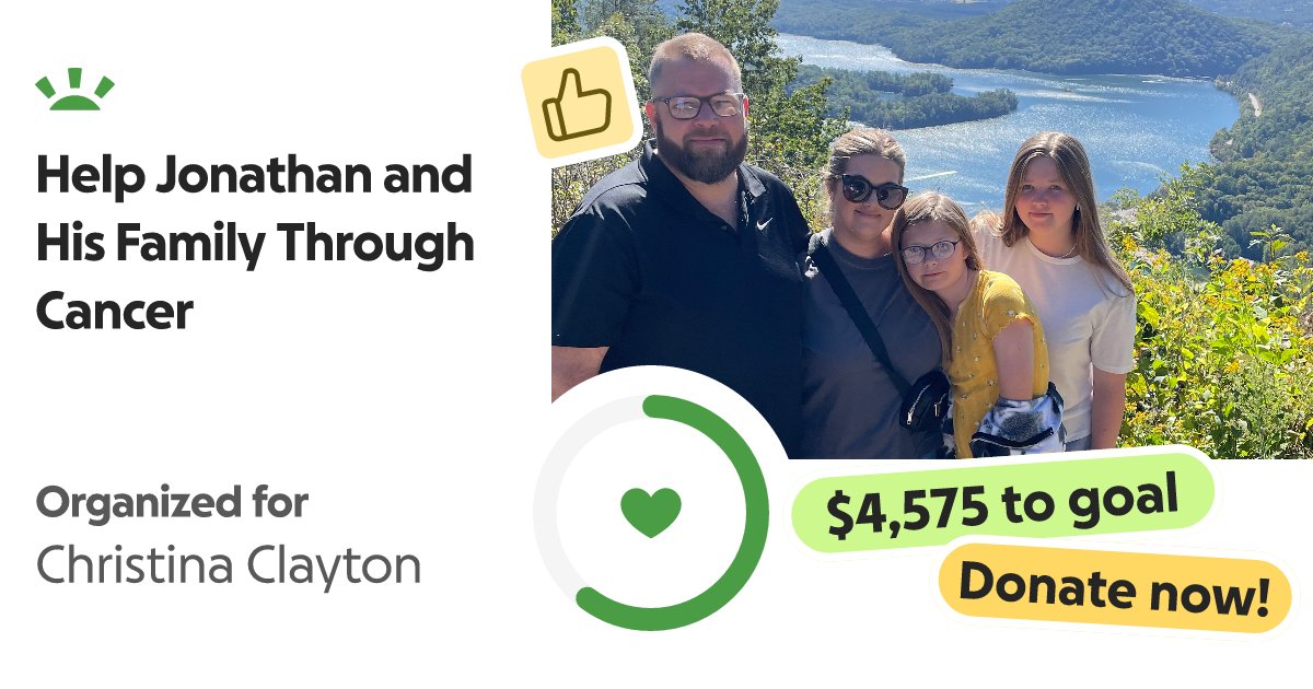 bucsfan3245's tweet card. Help Support Jonathan’s Fight Against Stage 3 Colon Cancer On May … Jamie Bunkley needs your support for Help Jonathan and His Family Through Cancer