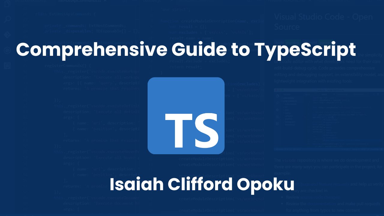 anup23257's tweet card. TypeScript has become an industry standard for building large-scale applications, with many organizations choosing it as their primary language for application development. This tutorial will serve...