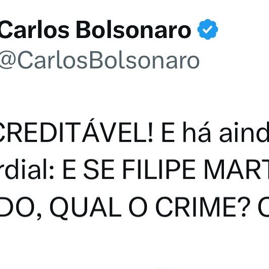 AssumpcaD's tweet card. Carlos Bolsonaro (@carlosbolsonaro) • Instagram photo