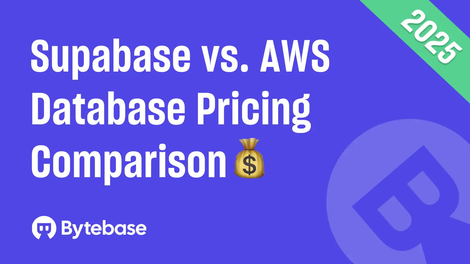 Bytebase's tweet card. When choosing a PostgreSQL database platform, whether for a side project or a production app, you need to look beyond features and assess the total cost of owne...