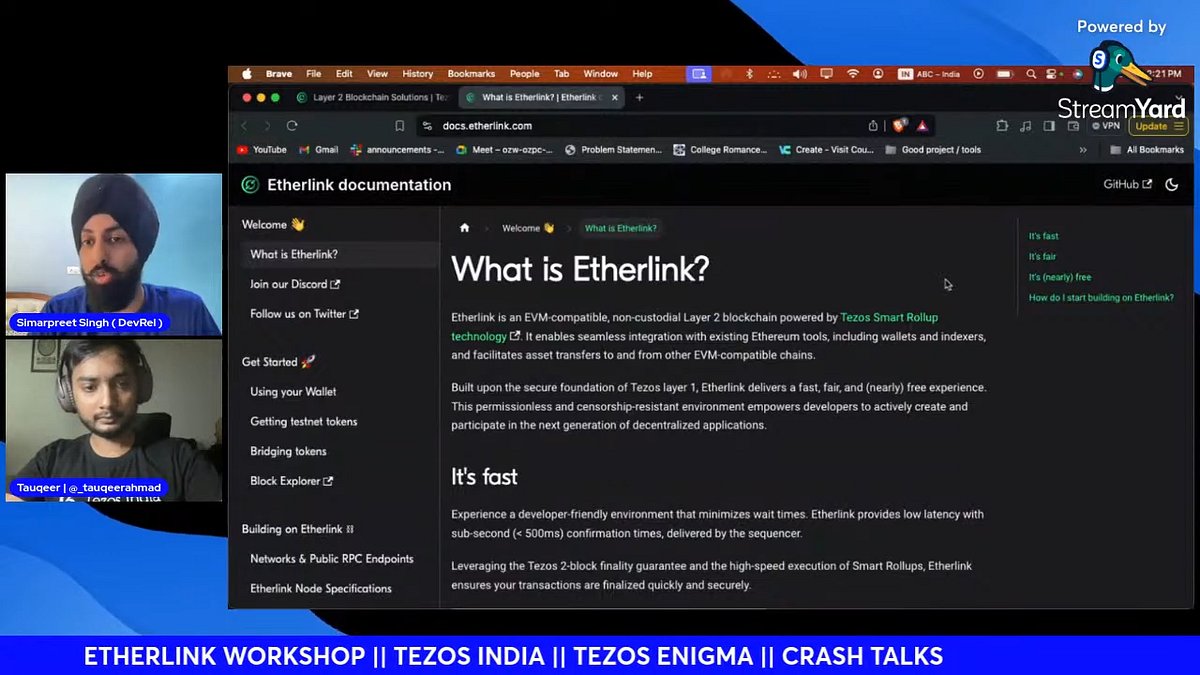 EnigmaTezos's tweet card. Tezos Enigma <> Tezos India