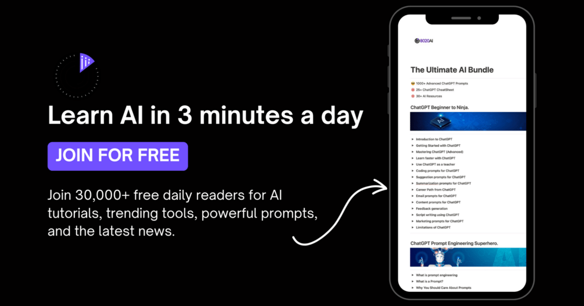 jamescoder12's tweet card. Sharing top 20% of AI content that matters. We bring you the latest AI news, tools, tips, and developments directly to your inbox. Subscribe and Get your free gift👇