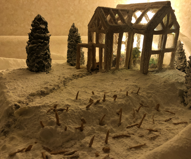 ScifiZephyr's tweet card. Gingerbread Greenhouse : I recently joined a community for a cryptocurrency yield farming platform. They had a challenge in November that asked for creations (of any artistic form) that followed the...
