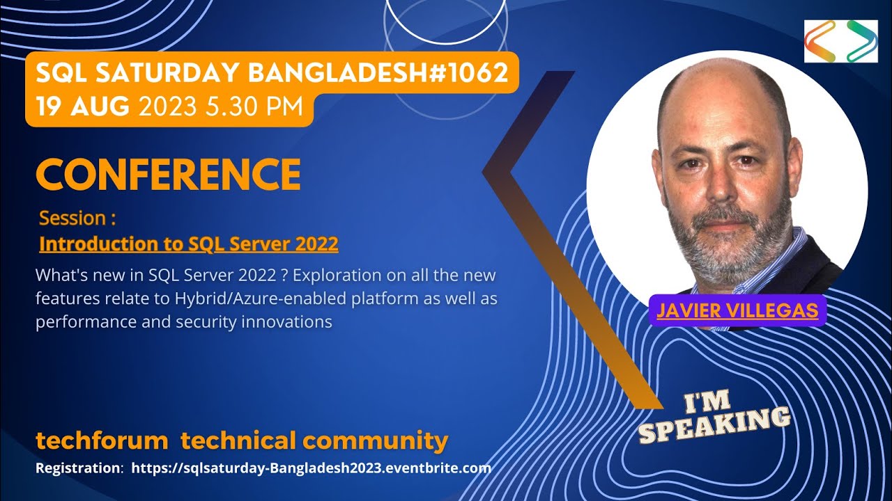 techforum_bd's tweet card. Introduction to SQL Server 2022
