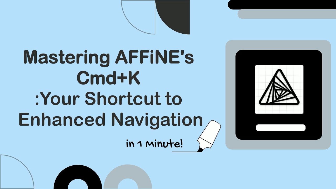 AFFiNEOfficial's tweet card. How to Use AFFiNE's CMD+K for Seamless Navigation
