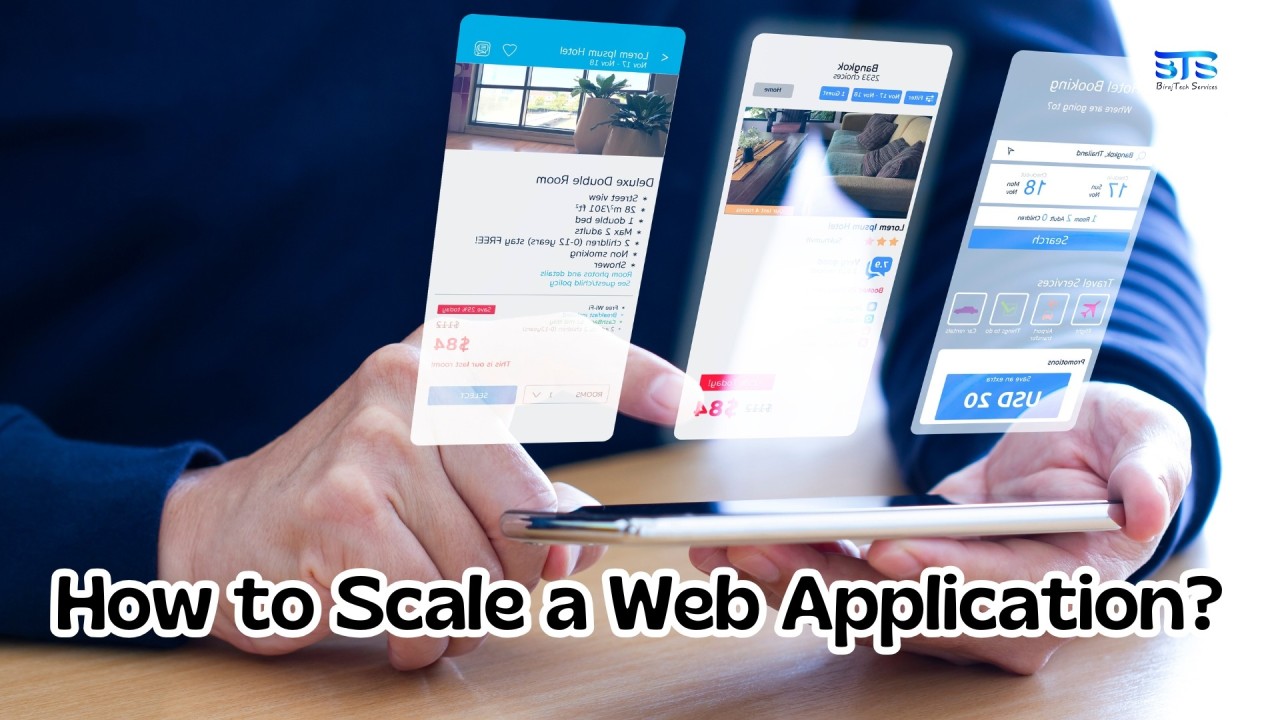 birajtech's tweet card. Scaling a web application is key to keeping up with growing traffic, maintaining performance, and ensuring a smooth experience for users. Whether you're gearing up for growth or dealing with scaling...