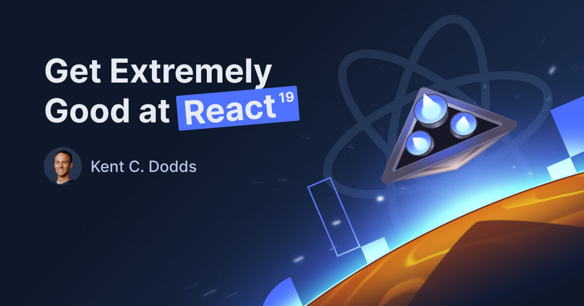 kentcdodds's tweet card. Get Extremely Good at React