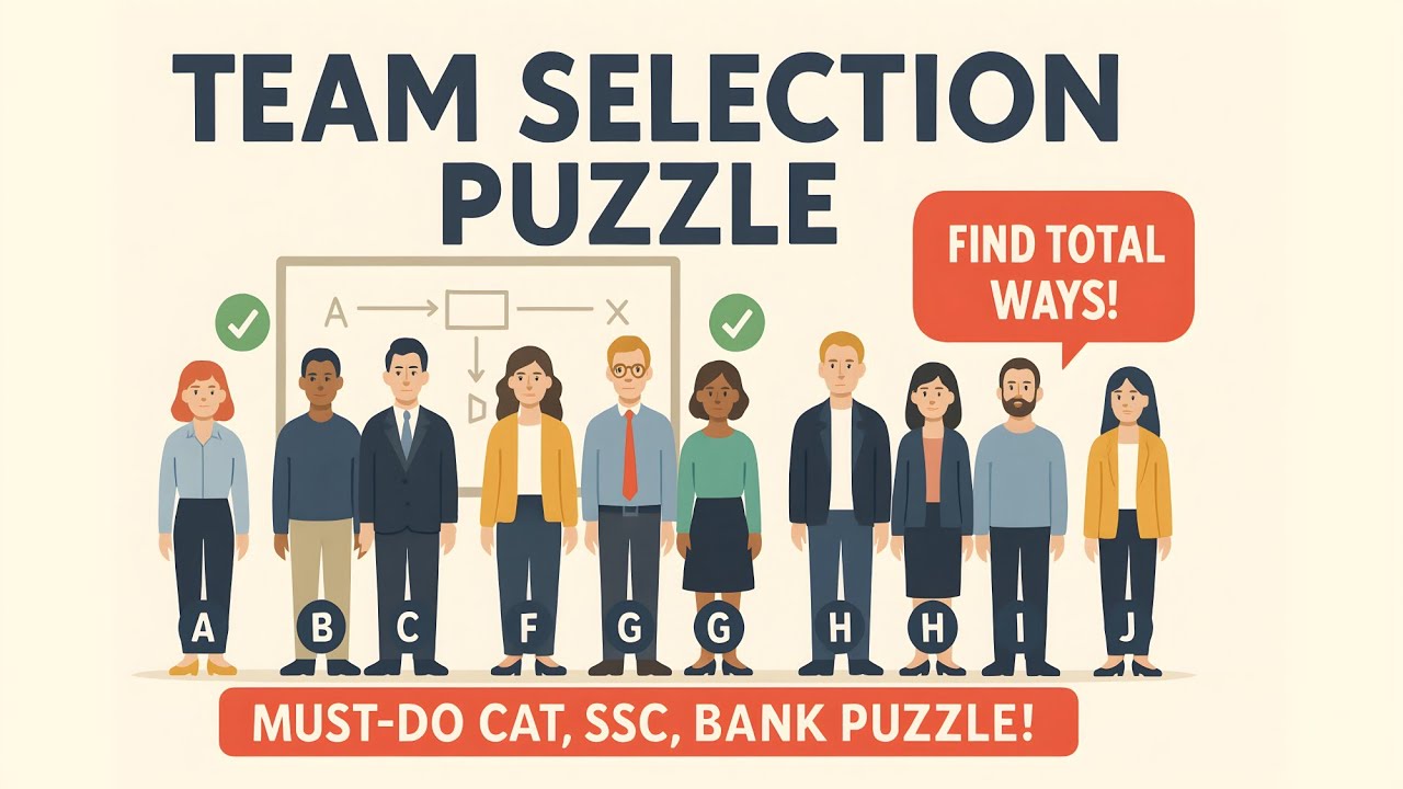 logicxonomy's tweet card. Team Selection P&C Puzzle with Multiple Constraints | P&C + Logical...